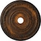 Ekena Millwork Cole Ceiling Medallion (Fits Canopies up to 9 1/8"), 25 3/8"OD x 3 3/8"ID x 1 3/8"P, Rust CM25CORUS - alternate 1